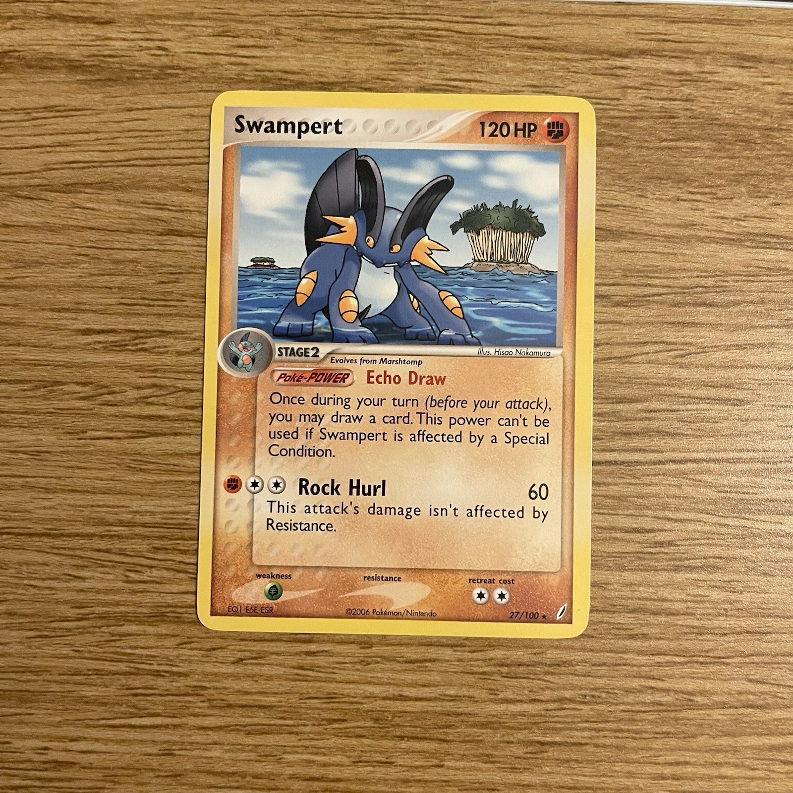 Swampert 27/100 Crystal Guardians Regular