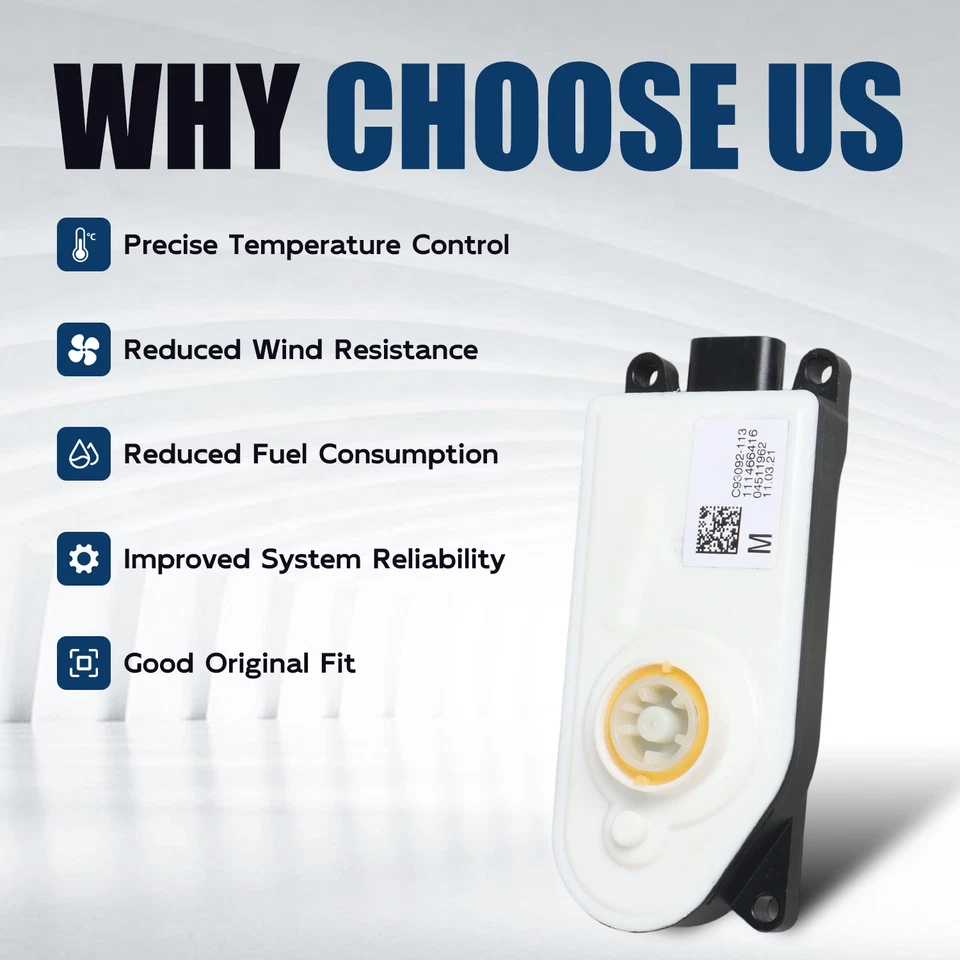 Control de aleta de aire activo superior de rejilla para BMW G30 G32 G31 2017-2020 51749854640 Foto 4 de 4