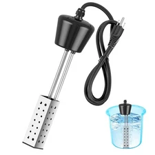 2000W Immersion Water Heater, Designed for Mini Inflatable Pools and Black 