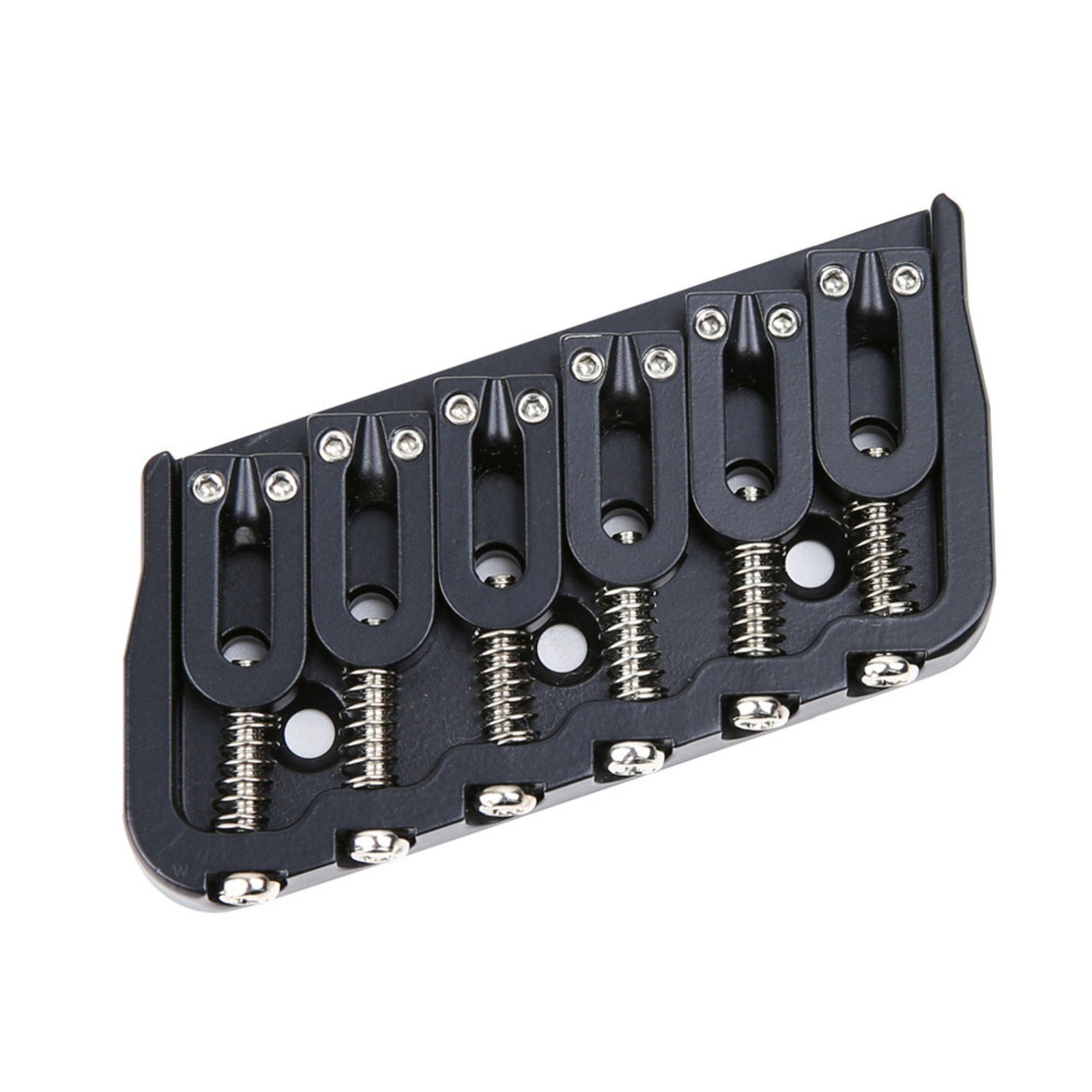 WSC Partsland 6-String Multi Scale Fixed Guitar Bridge - Gitarren Ersatzteil