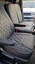 VW Transporter T5 T6 Seat Covers 3 Seater 1+2 with 2 armrest and headrest covers