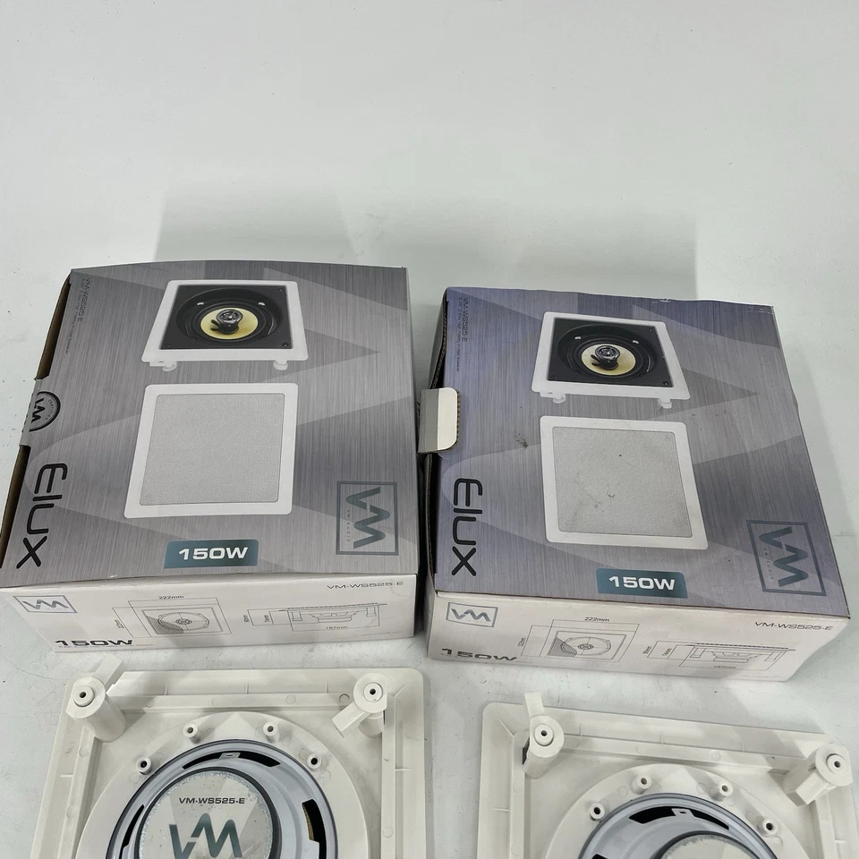 Pair Of VM AUDIO Elux 5.25” In-Wall Speaker VM WS525 E - Image 4 of 4