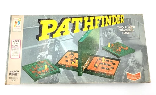 Vintage Pathfinder Two Player Tracking Board Game Milton Bradley 1977