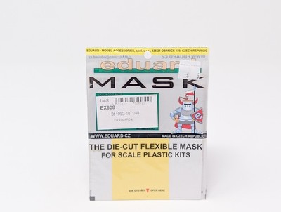 1/48 Eduard Painting Mask Bf 109G-6 - NOS - EX608 for Eduard Kit