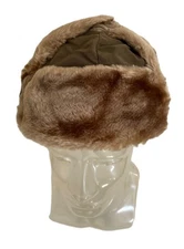 NWT IMPERMEABLE BY WEATHERPROOF FAUX FUR TROOPER HAT $40 RETAIL SIZE XL