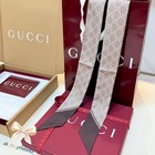 Gucci GG Printed Lightweight Double-Sided Silk Ribbon 2 x 47 in — photo 6