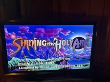 Shining the Holy Ark (Sega Saturn, 1997) Cover/Manual & Disc Only Rare!