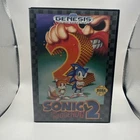 Sega Genesis Sonic The Hedgehog 2 1992 Authentic Cartridge CIB