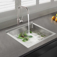 Single Bowl Commercial Sink, Free Standing Utility Sink, Restaurant Kitchen Sink