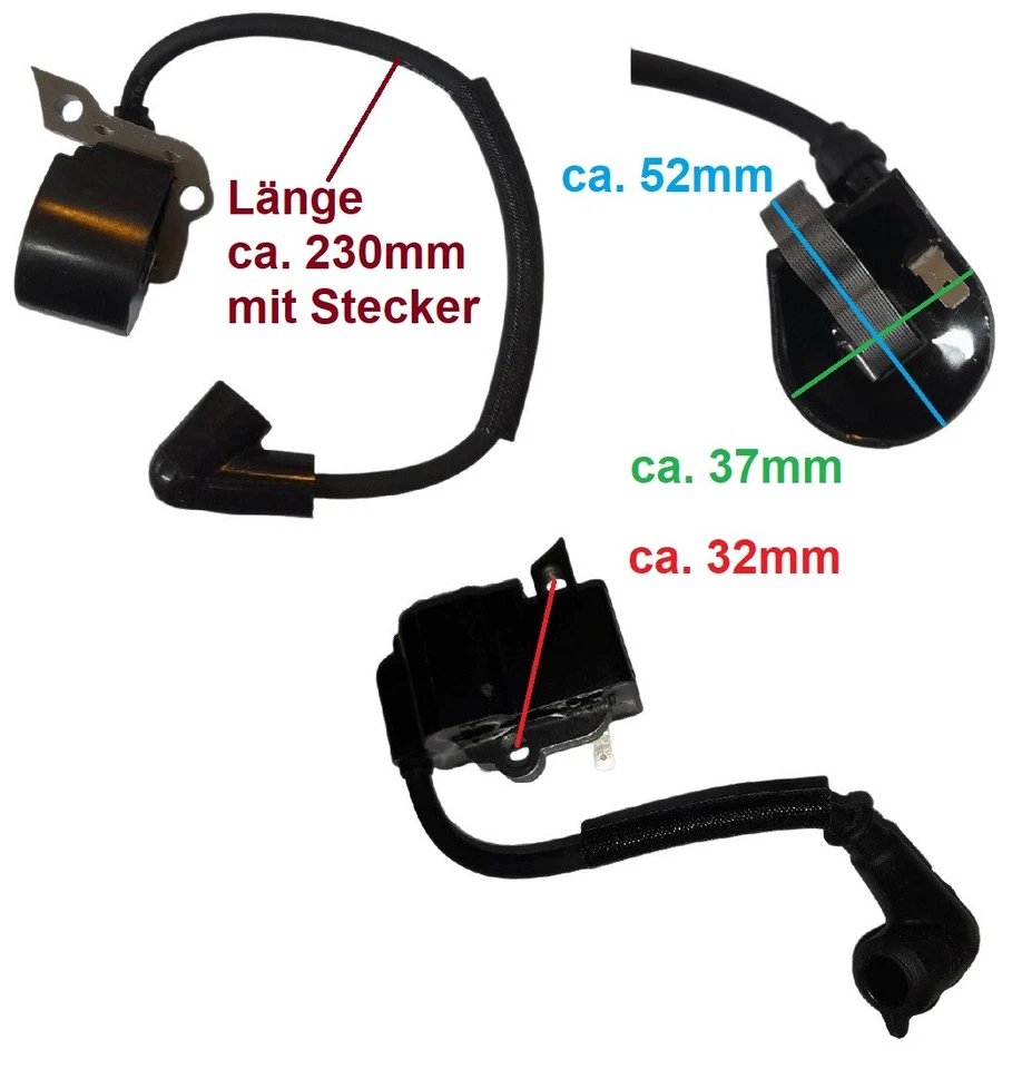 Zündspule f. Dolmar 109, 110i, 110iH, 111, 115, 115H, 115i 115iH, Makita u.a. - Bild 2 von 2