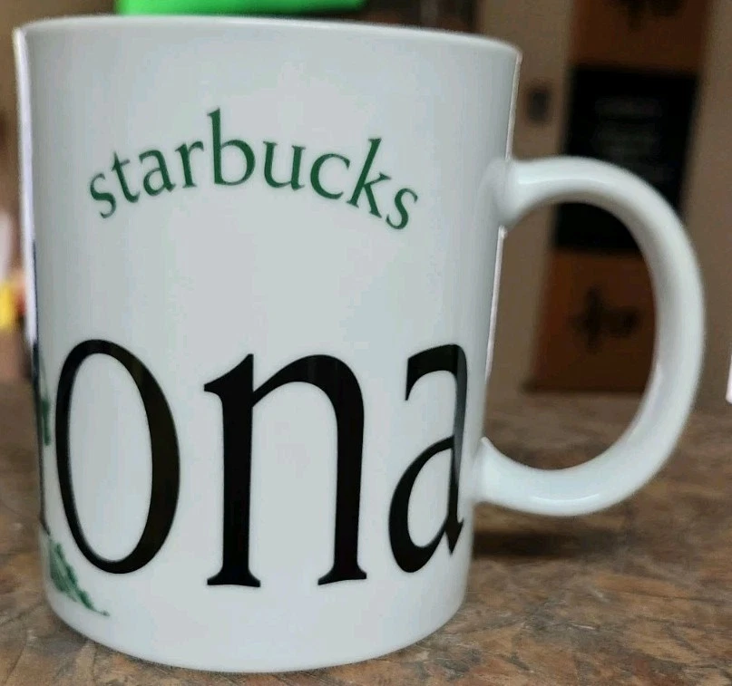 Starbucks Barcelona Spain City Mug Collector Series 18 Ounce Ceramic - Image 3 of 4