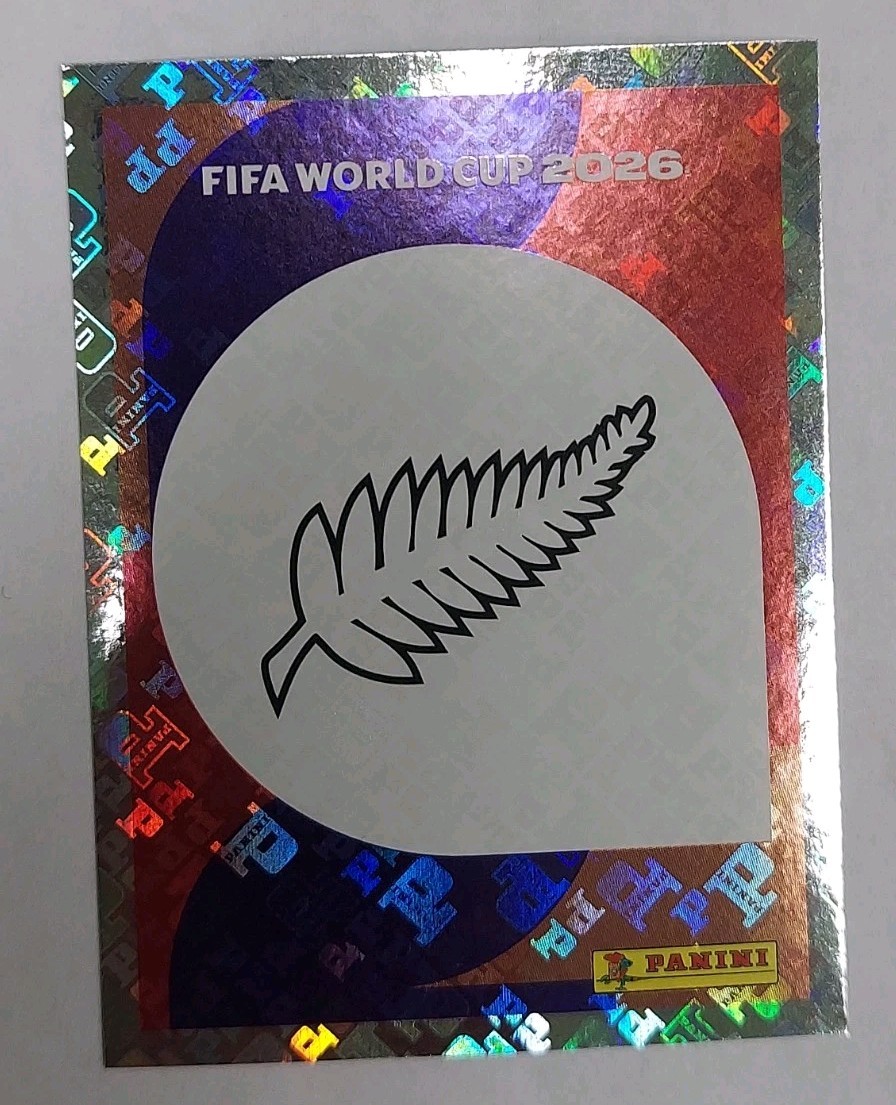 2026 Panini FIFA World Cup Sticker Foil Team Logo #NZL1 New Zealand NM-MT