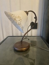 Kolarz Tischleuchte Metall mit Glasschirm