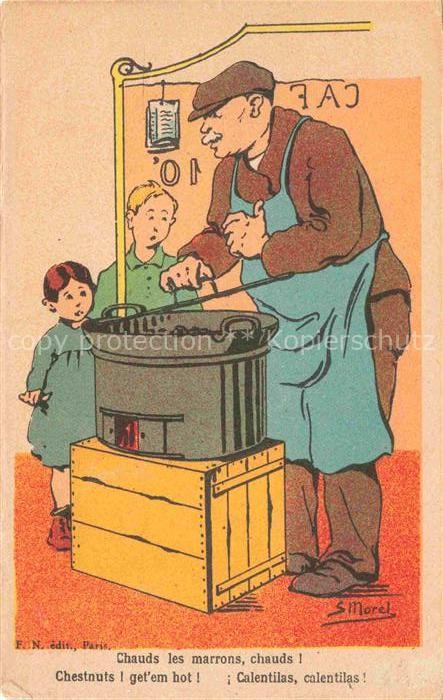 Marron Kastanien Chestnuts Castagne Chataignes Castanas-- Roesten Chauds les mar