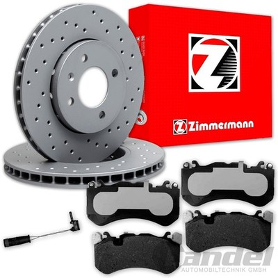 Zimmermann BREMSSCHEIBEN 350mm + BELÄGE VORNE für AMG-Modelle W177 W118 W247