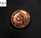 1884 Indian Head Penny Cent ~ Gem BU (red) ~~ Partial Diamonds! (I147)
