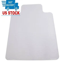 PVC Hard Plastic Floor Mat with Lip Desk Chair Carpet Protector