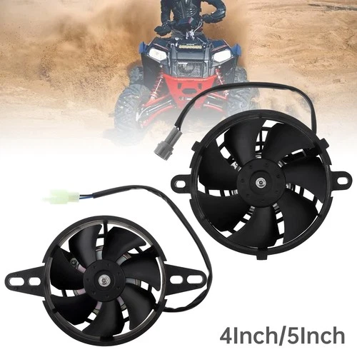 Motorcycle Radiator Cooling Fan Oil Cooler Water Cooler Electric Fan 4inch 5inch