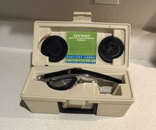 Dymo 1570 Label Maker Manual With Case and Accessories