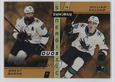 2021-22 Upper Deck Synergy Gold 51/99 Brent Burns William Eklund #SD-13 1nc1
