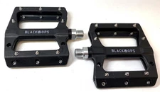 new BlackOps NYLO-PRO II bicycle PEDALS 9/16" Black