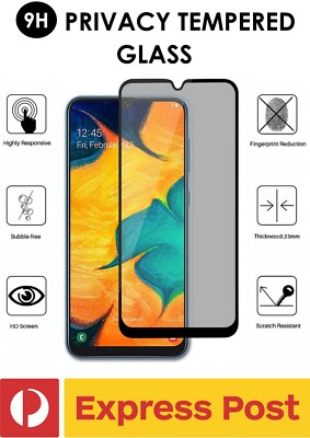 REALME 5 PRIVACY Screen Protector No-Peep Anti-Spy 9H Premium Tempered Glass