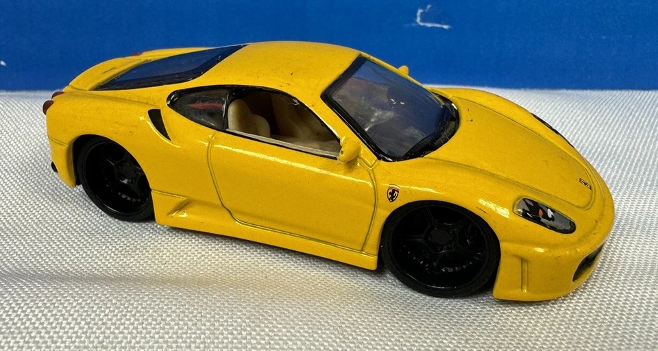 Hot Wheels Ferrari F430 Yellow VHTF! 1:50  Mid-Scale LE 2008 2009 (LDC3) Diecast - Image 4 of 4
