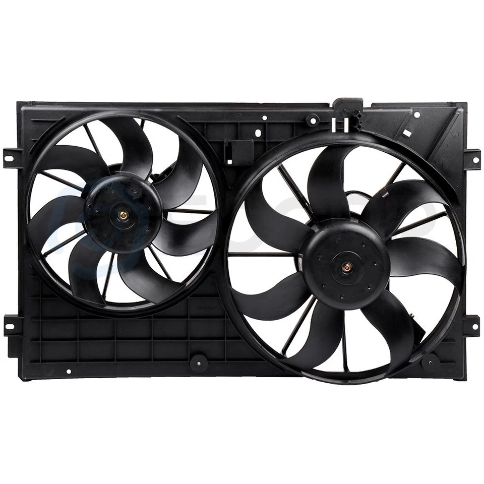 Electric Radiator Cooling Fan Kit For 2005 2006 2007 2008-2010 Volkswagen Jetta - Imagem 2 de 4