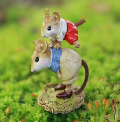 Wee Forest Folk LEAPING LADDIE, WFF# M-749, Leap Frog Mouse, Issued 2024