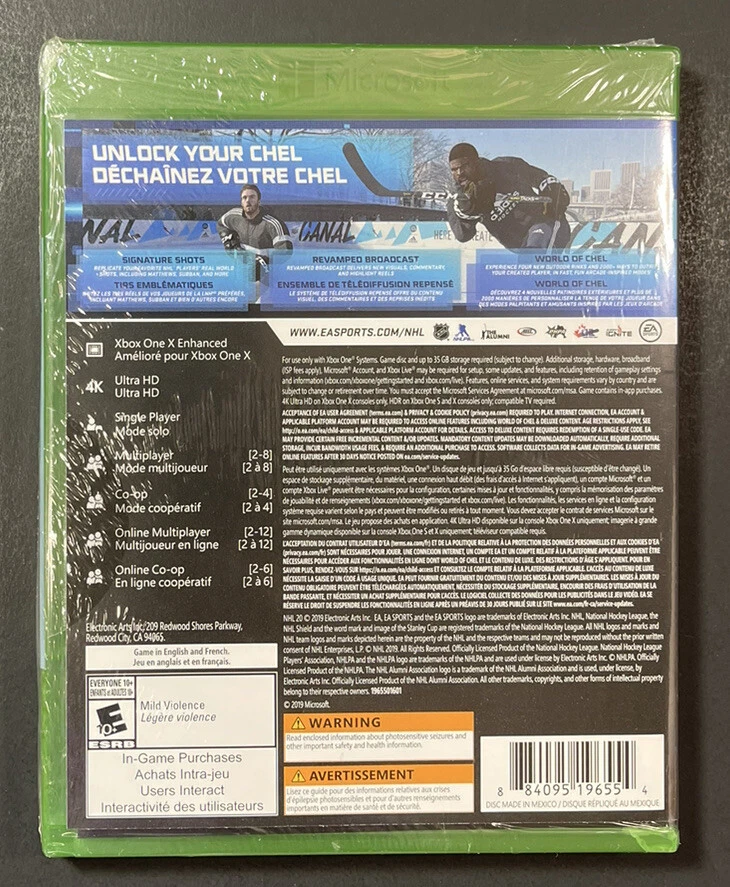 Nhl 20 cheap xbox 360