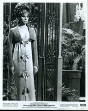 BARBRA STREISAND ON A CLEAR YOU CAN SEE FOREVER ORIG 8X10 PHOTO X5446