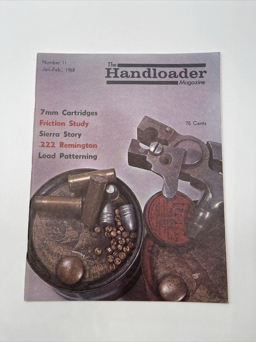 Handloader Magazine Of Ammunition Reloading Jan-Feb 1968 - 7mm