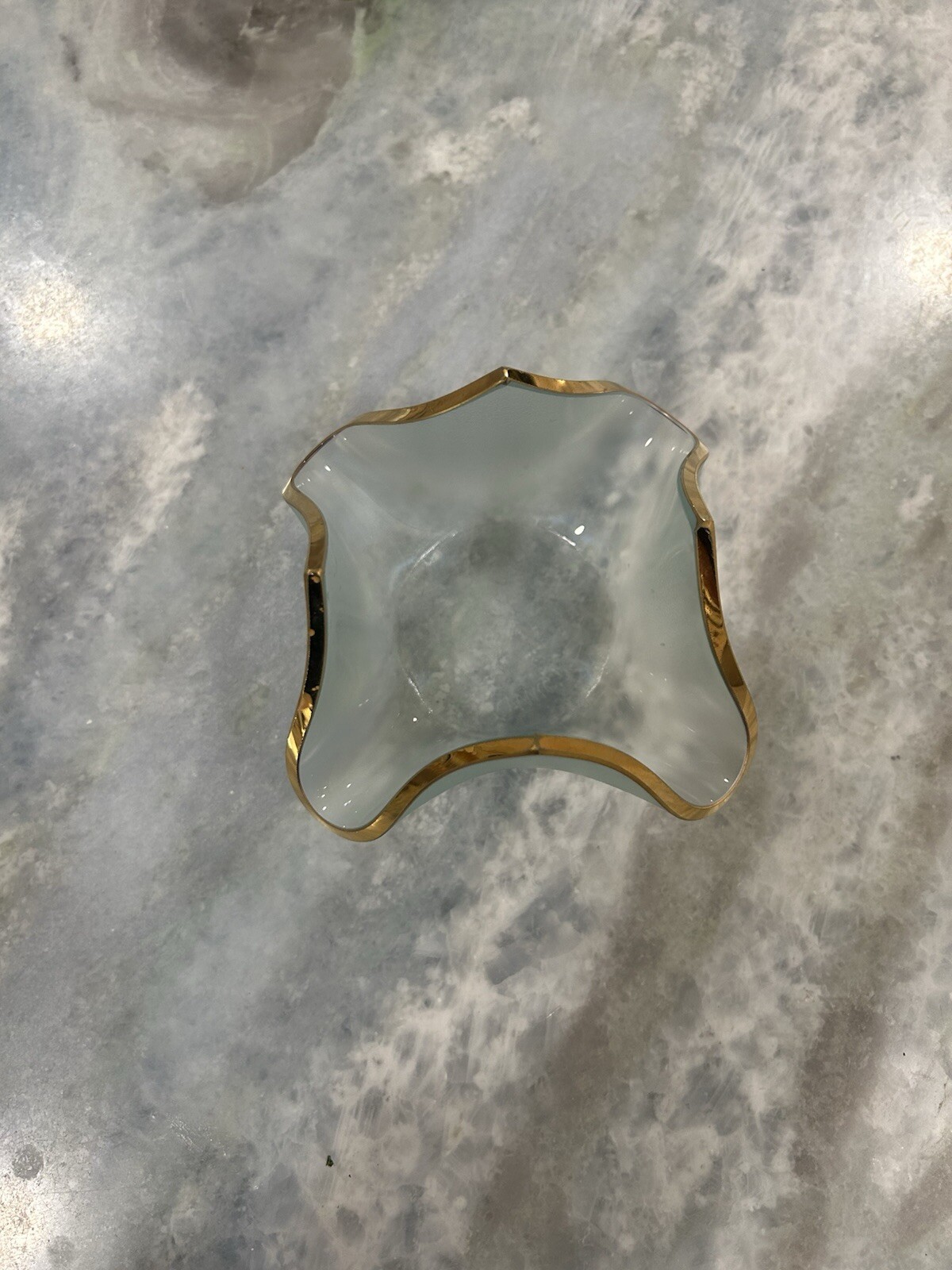 Annieglass Handkerchief Votive – Gold. Selling As A Set For Less Than Half! 