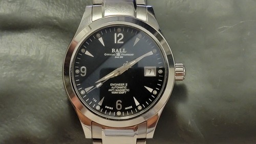 Ball Engineer III Ohio NM9026C-S5CJ-BK Stainless Steel Chronometer Automatic...