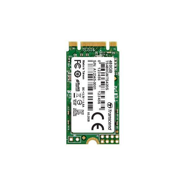 Transcend - Ssd 480GB M.2 2242 SSD SATA3 B+M KEYTLC