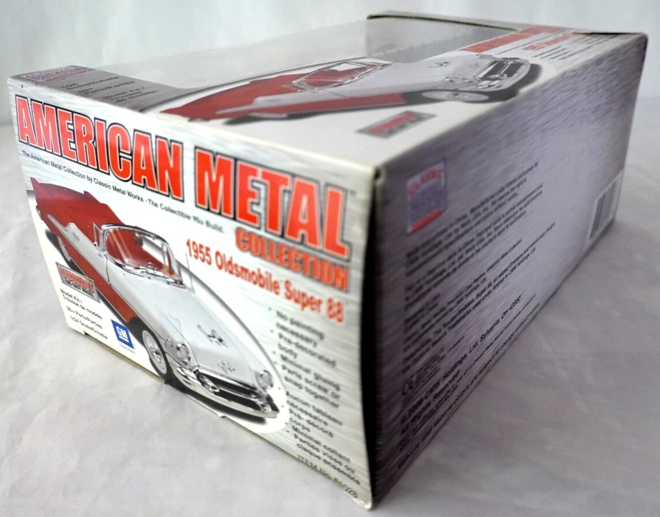Classic Metal Works 1955 Oldsmobile Super 88 Die Cast Model Kit 1.26 *Rare - Image 3 of 4