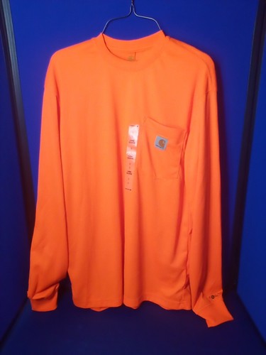 Carhartt Force Orange Long Sleeve Shirt 