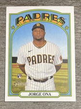 Jorge Ona RC 2021 Topps Heritage High Number Padres #504   *F139*