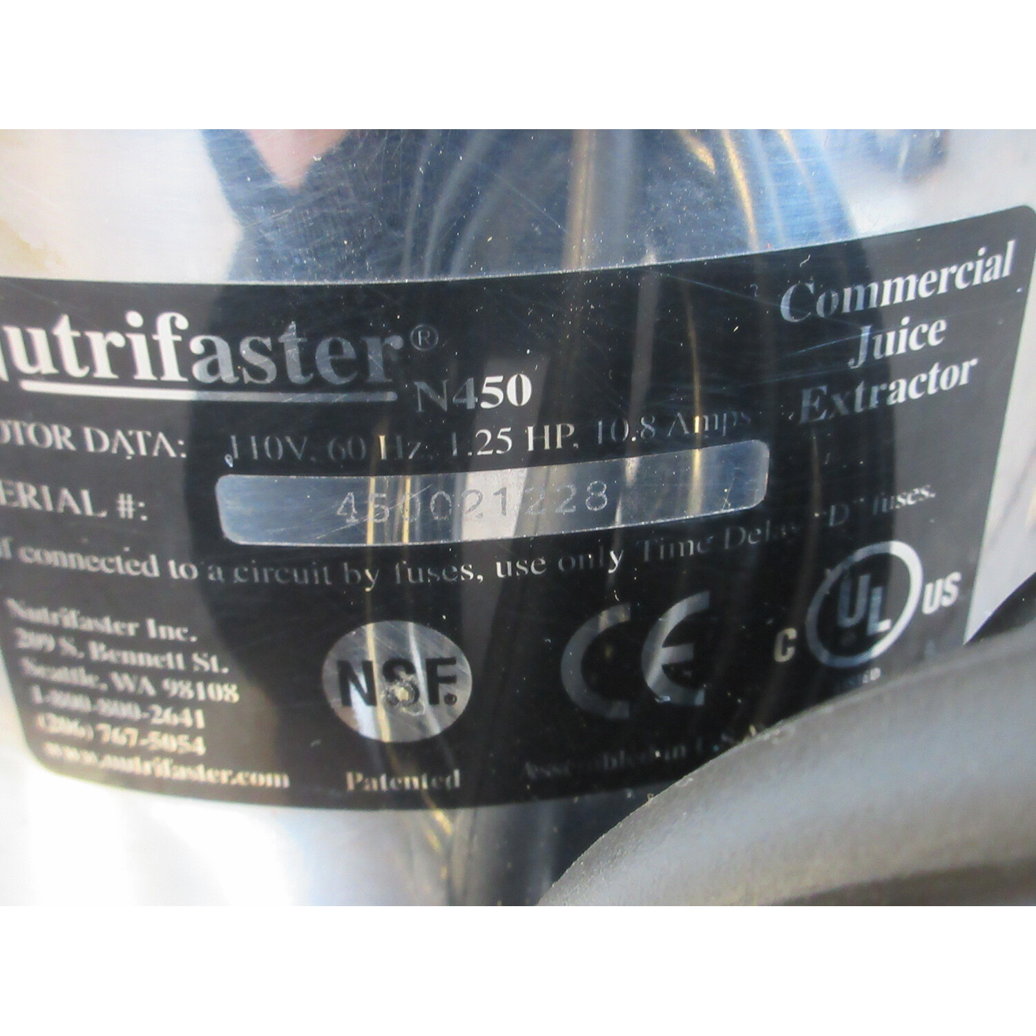 Nutrifaster N450 Fruit & Vegetable Juicer, Used Excellent Condition eBay