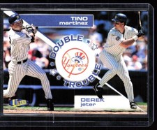 1998 Fleer Ultra Double Trouble 5 Derek Jeter & Tino Martinez New York Yankees
