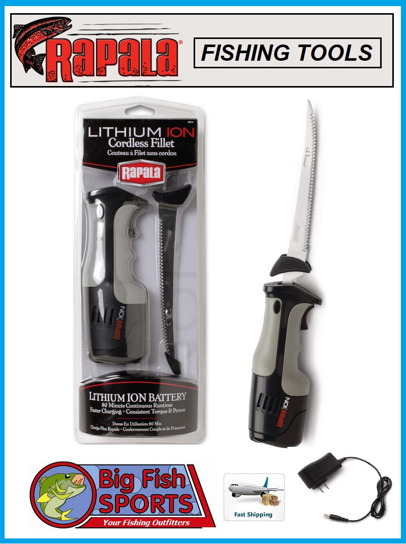 RAPALA Cordless Fillet Fishing Knife w/Rechargeable Lithium Ion