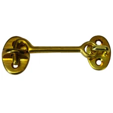 Whitecap S-1402Bc Cabin Door Hook Polished Brass 3"