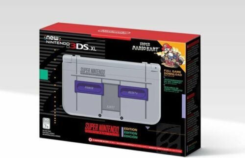 Nintendo New Nintendo 3DS XL SNES Edition Gray 4 GB Handheld Console (NTSC) - Picture 1 of 1