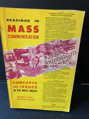 Mass Issue Readings in Mass Communications : Concepts and Issues in the Mass Media ...