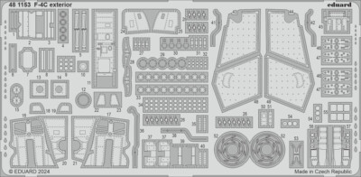 1/48 Eduard F-4C exterior Photo Etch set for HOBBY 2000 / ACADEMY