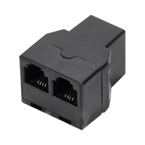 2 Stück RJ11-Telefonkabel-Splitter, 15 cm Kabel, 6P4C, 2 Anschlüsse, Telefo5379 - Bild 4 von 6