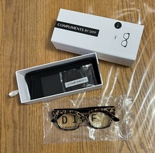 Compliments By DIFF Ava Blue Light Blocking Glasses Leopard Tortoise 1.50