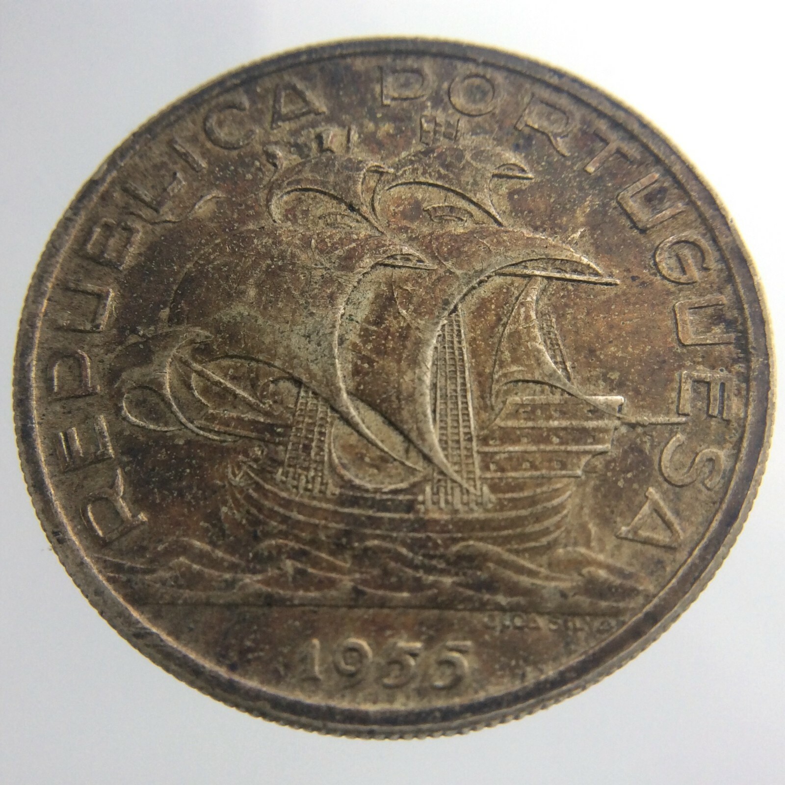 1955 Republica Portuguesa Portugal 10 Escudos KM#586 Circulated Coin Silver  W128 – FUNAAB Zoo Park