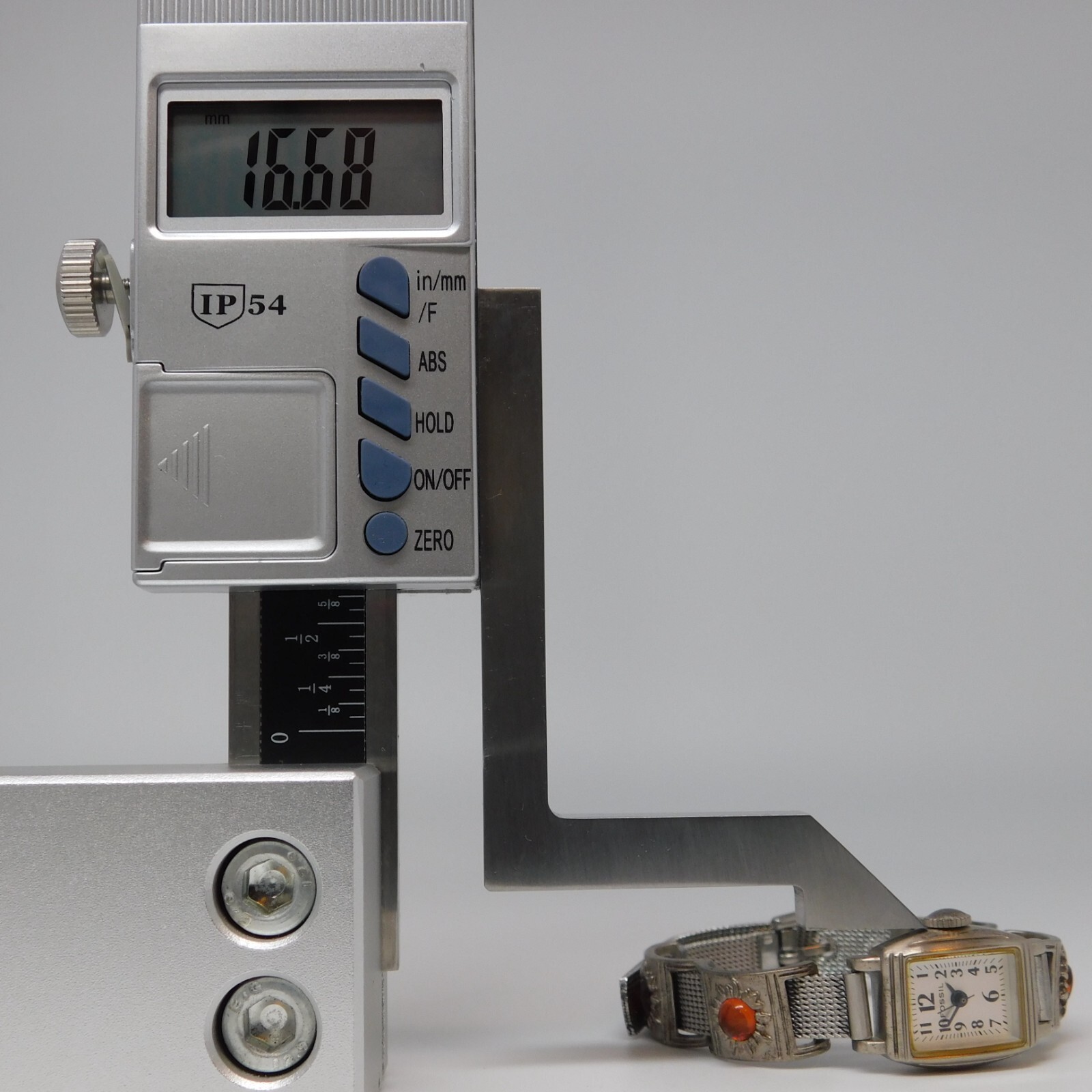 FOSSIL Authentic EC-8843 Mesh Band Quartz Analog … - image 10