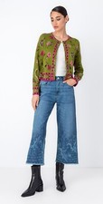 Ivko green jacket green jacket cardigan flowers floral forest 232720